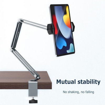 360° Rotating Tablet Holder Adjustable Long Arm Desk Bed Table Phone Stand Clip $54.99 (RRP $98.99) @ eBay AU