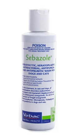 Buy Sebazole Antibacterial Shampoo for Dogs and Cats online at best price @ Vet Supply