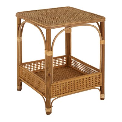 Fajar Rattan Square Side Table $129 (RRP $269) @ Living Styles