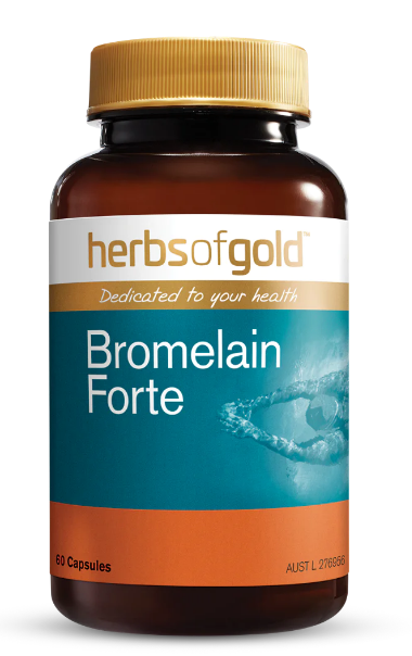 Herbs Of Gold Bromelain Forte 60 Capsules $28.45 (RRP $47.95) @ Mr Vitamins