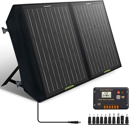 ECO-WORTHY 60W 120W Foldable Solar Panel 12V Charger Kit $95.99 (RRP $159.99) @ Amazon AU