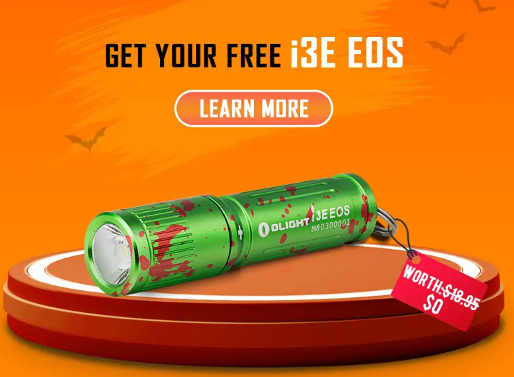 FREE I3E Zombie Green @ Olight Store