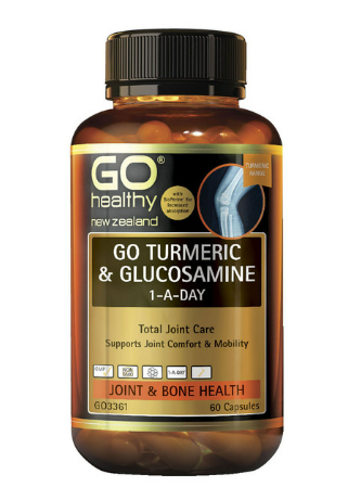 Go Turmeric & Glucosamine 1-A-Day 60 capsules $23.18 (RRP $37.88) @ Health Post NZ