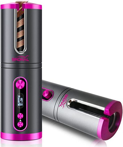 BRONAL Newest Cordless Auto Hair Curler $44.99 (RRP $89.99) @ Amazon AU