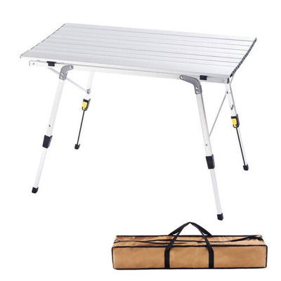 Camping Table Folding Camping Table Aluminum Legs Portable Table Picnic $75 (RRP $119) @ eBay AU