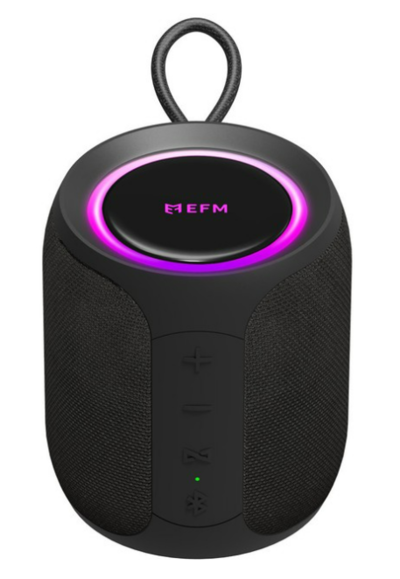 EFM Austin Waterproof LED Wireless Mini Bluetooth Portable Speaker Stereo Black $124.63 (RRP $195.89) @ The Market NZ