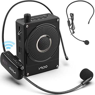 YMOO MK04J1 Voice Amplifier with UHF Wireless Microphone Headset $42.49 (RRP $64.99) @ Amazon AU