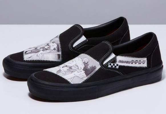 Vans X Sailor Moon Skate Slip-On Pretty Guardians Sailor Moon White/Black $99.99 (RRP $149.99) @ Vans AU