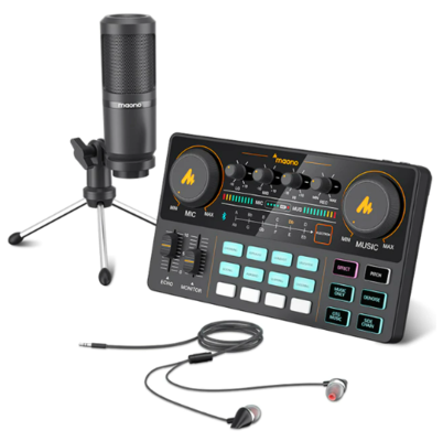 MAONO CASTER LITE AM200-S1 All-in-on Condenser Microphone Mixer Kit $150.18 (RRP $268.19) @ Ali Express