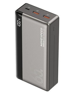 MoveSpeed K30 65W 30000mAh Power Bank Black $146.15 (RRP $208.80) @ Banggood AU