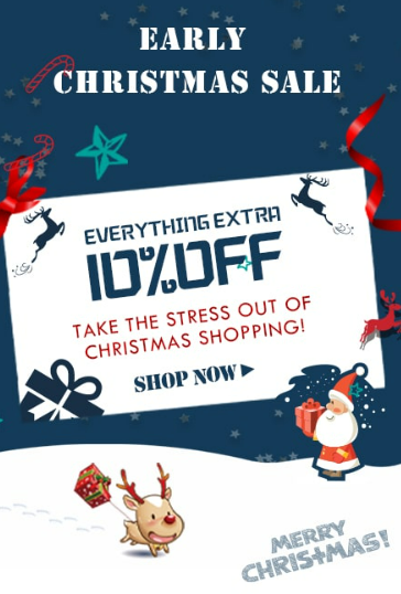 Early Christmas Sale - Everything Extra 10% OFF @ Dreamo