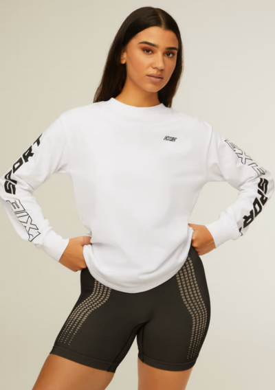 Long Sleeve Tee White $30 (RRP $69.99) @ Exie Studio