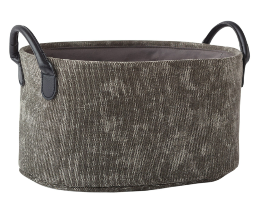 Aquanova Olav Fabric Storage Basket Silver Grey $15.95 (RRP $35) @ Living Styles