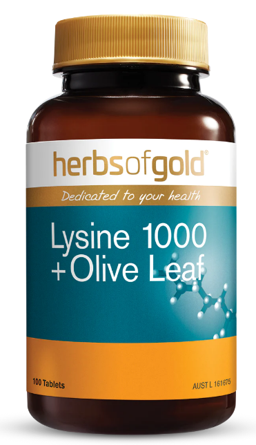 Herbs Of Gold Lysine 1000 + Olive Leaf $25.60 (RRP $42.50) @ Mr Vitamins