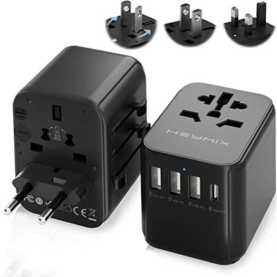 HEYMIX International Travel Adapter (2-Pack) $42.39 (RRP $72.99) @ Amazon AU