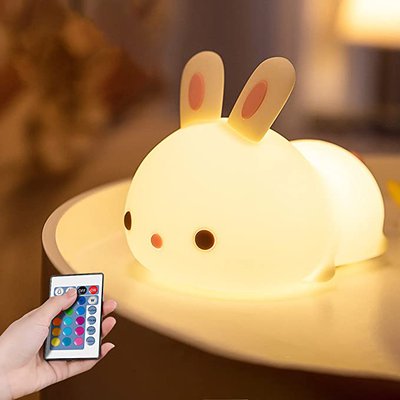 Rechargeable Cute Bunny Night Lamp with Remote $26.39 (RRP $45) @ Amazon AU