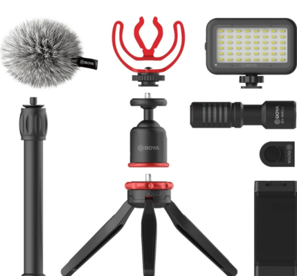 BOYA BY-VG350 Vlogging Kit Black $69 (was $114.95) @ My Deal