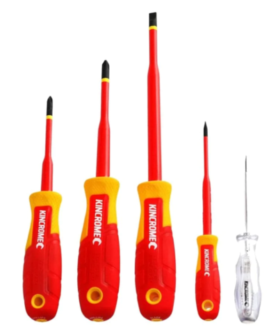 Kincrome K5620 5 Piece 1000V VDE Electricians Screwdriver Set $30 (RRP$49.95) @ Tools Warehouse