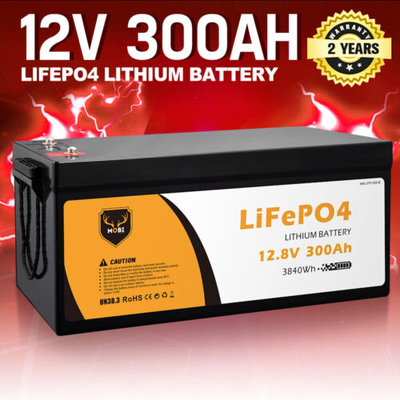 MOBI 12V 300AH Lithium Iron Phosphate Battery LiFePO4 Deep Cycle $989.95 (RRP $1455.95) @ eBay AU