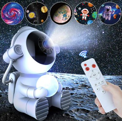 Space Planetarium Projector with 6 Projection Remote Timer & 360° Rotation Head White $64.79 (RRP $113.28) @ Light In The Box