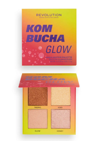 Makeup Revolution Hot Shot Kombucha Glow Highlighter Palette $11.20 (RRP $16) @ Revolution Beauty