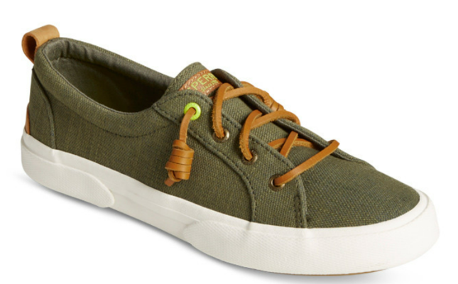 Women's Pier Wave Canvas Sneaker $69.99 (RRP $109.99) @ Sperry