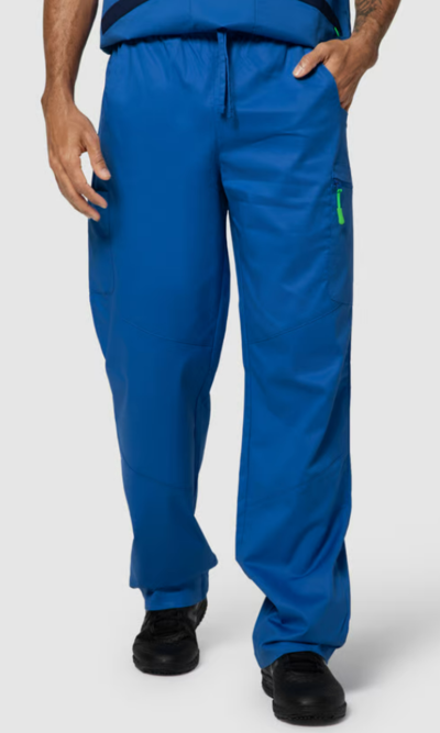 Rontgen Elastic Waist Scrub Pant Blue $19.99 (RRP $44.99) @ 4Workers