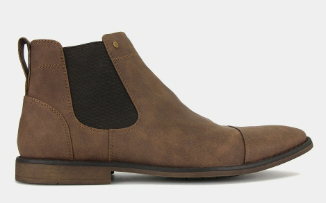 Zeroe LOAD Vegan Sustainable Chelsea Boot Brown $71.99 (RRP $119.99) @ Betts