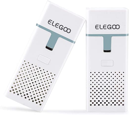 ELEGOO Mini Air Purifier with Activated Carbon Filter and Universal Adaptor (2 Packs) $33.99 (RRP $49.99) @ Amazon AU