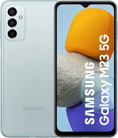 Samsung Galaxy M23 5G Mobile Phone 4GB RAM 128GB Storage Light Blue $340.47 (RRP $551.94) @ Amazon UK via Amazon AU