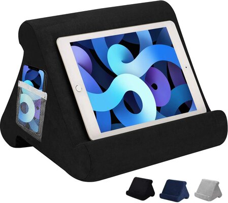 Tablet Pillow Stand for Pad Multi-Angle Portable Lap Pillow (Black) $15.99 (RRP $32.99) @ Amazon AU