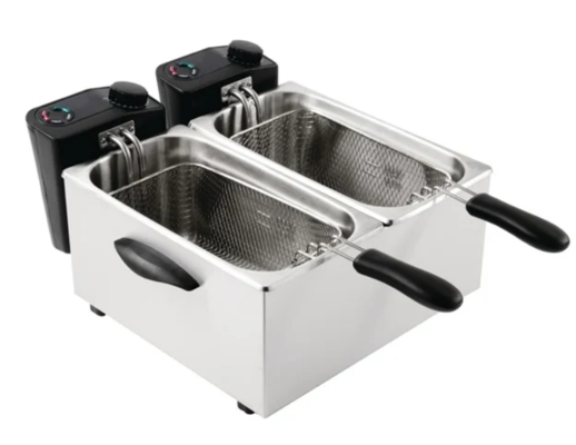 Caterlite Light Duty Twin Tank Twin Basket Countertop Fryer 2x 3.5Ltr $174.90 (RRP $249.90) @ Nisbets