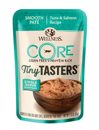 BUY Wellness CORE Tiny Tasters - Tuna & Salmon 50 GM * 12 ONLINE AT BEST PRICE @ Vet Supply