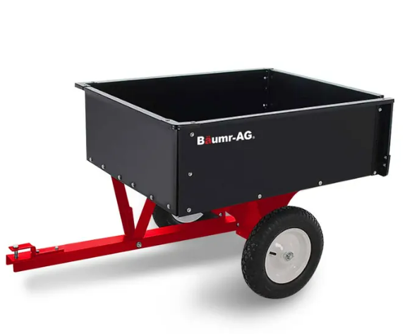 BAUMR-AG 270kg Capacity Metal Dump Cart for Ride on Mower $299 (RRP $599) @ Edisons