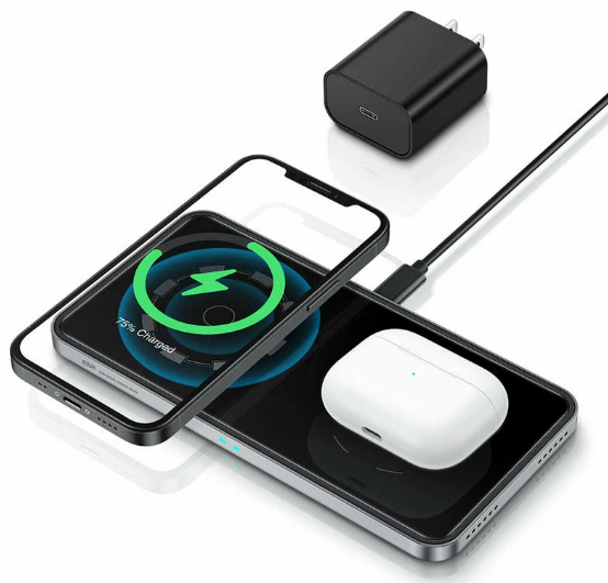 HaloLock™ 2-in-1 Magnetic Wireless Charger EU Plug $64.39 (RRP $92.39) @ ESR Gear