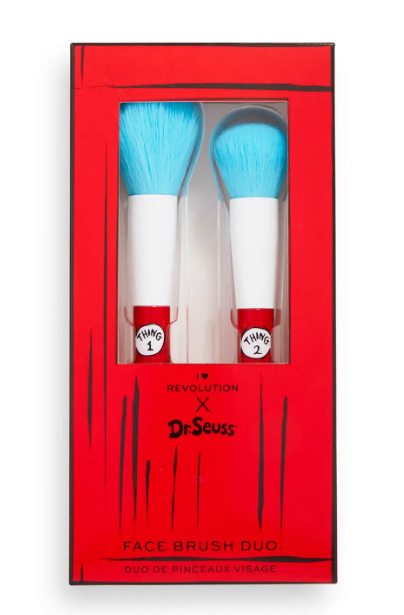 I Heart Revolution x Dr. Seuss Thing 1 and Thing 2 Brush Set 90g $14 (RRP $20) @ Revolution Beauty