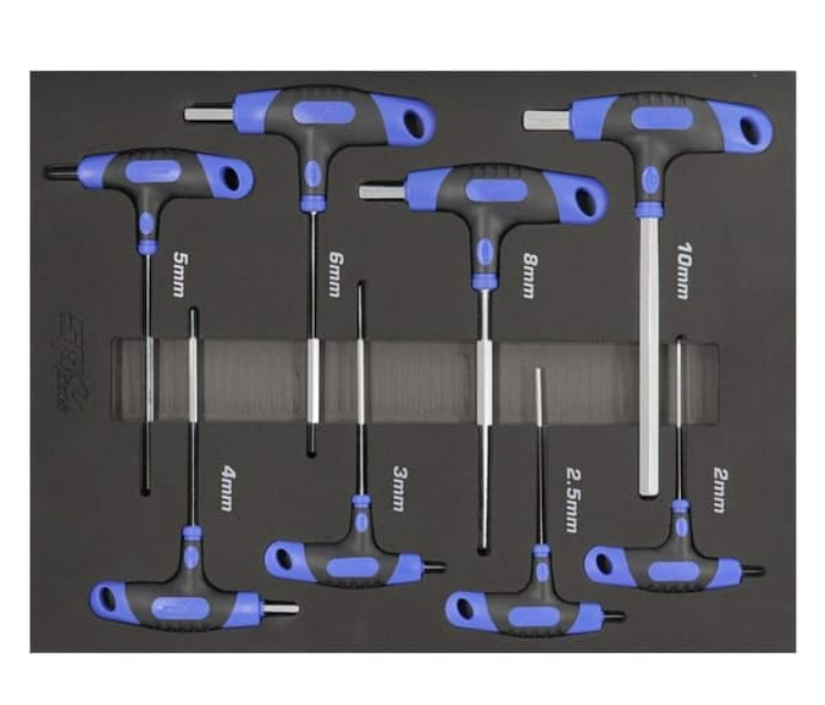 SP Tools T-Handle Hex Key Set Metric 8pc SP34705 $108 (RRP $169) @ Automotive Superstore