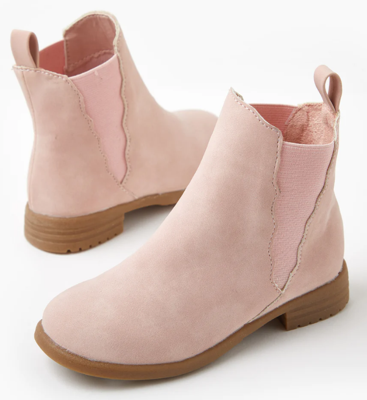 Kendall Scalloped Boot Pink $35 (RRP $89.95) @ Walnut Melbourne