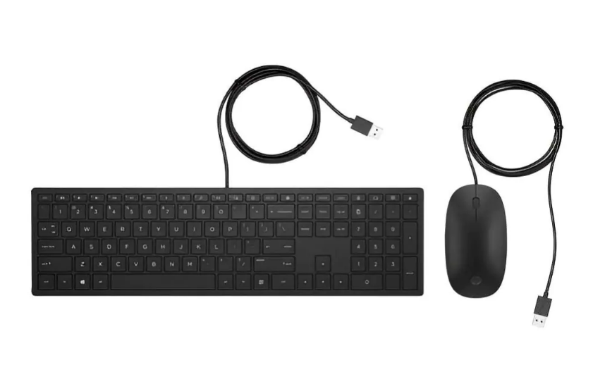 HP Pavilion 400 Wired Keyboard and Mouse 4CE97AA $29 (RRP $45) @ Wireless1