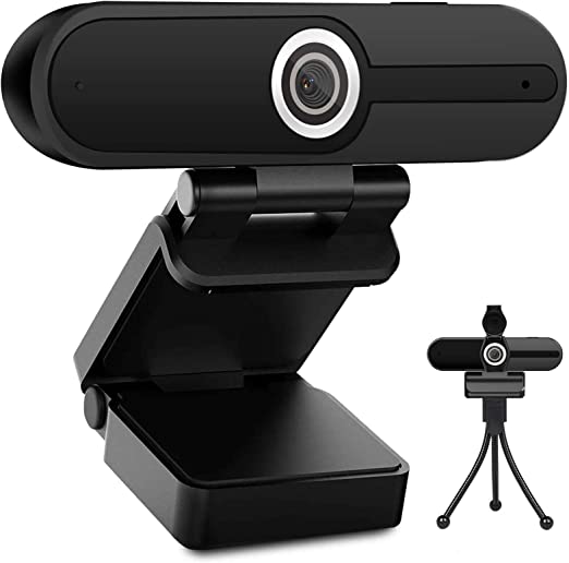 4K HD Webcam with Microphone,Privacy Shutter and Tripod $41.99 (RRP $59.99) @ Amazon AU