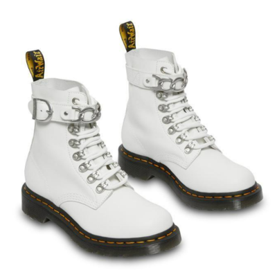 1460 Pascal Chain White Sendal $189.99 (RRP $299.99) @ Dr Martens