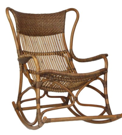 Filton Rattan Rocking Chair Antique Brown $449 (RRP $785) @ Living Styles