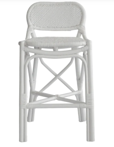 [Pre Order] Fresno Counter Stool White By Shaynna Blaze $227.40 (RRP $379) @ One World Collection