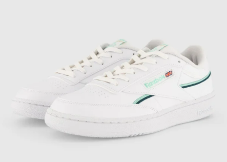 Reebok Men's Club C 85 Shoes FTWR White/Hint Mint/Midnight Pine $89.99 (RRP $130) @ Platypus Shoes AU