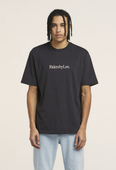 Relaxed Tee Worn Black $29.97 (RRP $49.95) @ Riders By Lee