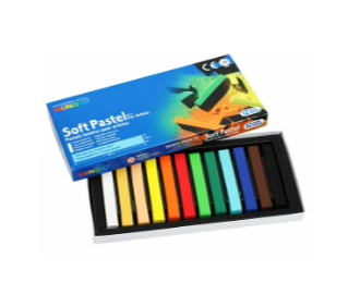 Mungyo Square Soft Pastels Full Size Set of 12 $9.99 (RRP $21.99) @ Riot Stores