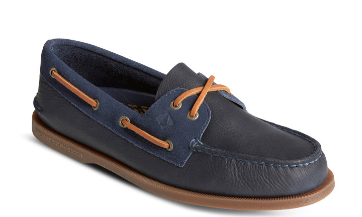 Men's Authentic Original 2-Eye Tumbled/Suede Boat Shoe $129.99 (RRP $199.99) @ Sperry