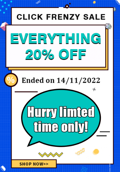 Click Frenzy Sale - Everything 20% OFF @ Dreamo