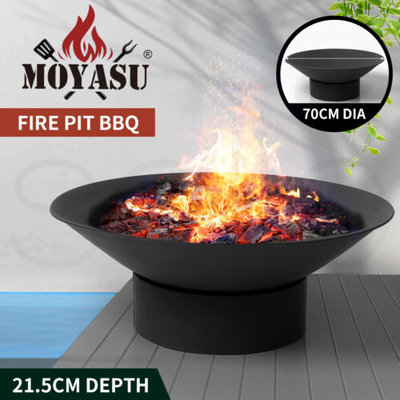 Moyasu 2IN1 Fire Pit Bowl Fireplace Firepit Garden Outdoor Camping Patio Heater $125.99 (RRP $224.99) @ eBay AU