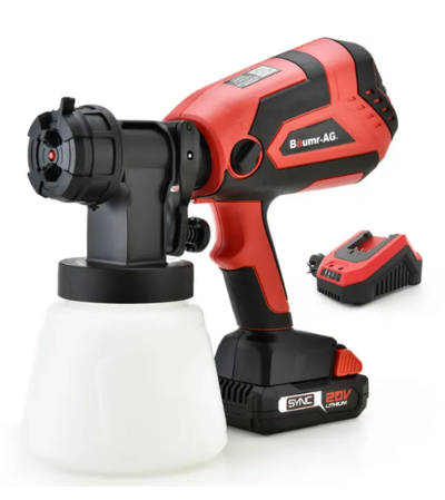 BAUMR-AG SG3 20V SYNC Cordless Paint Sprayer Gun Kit with Battery and Fast Charger $94 (RRP $169) @ Edisons